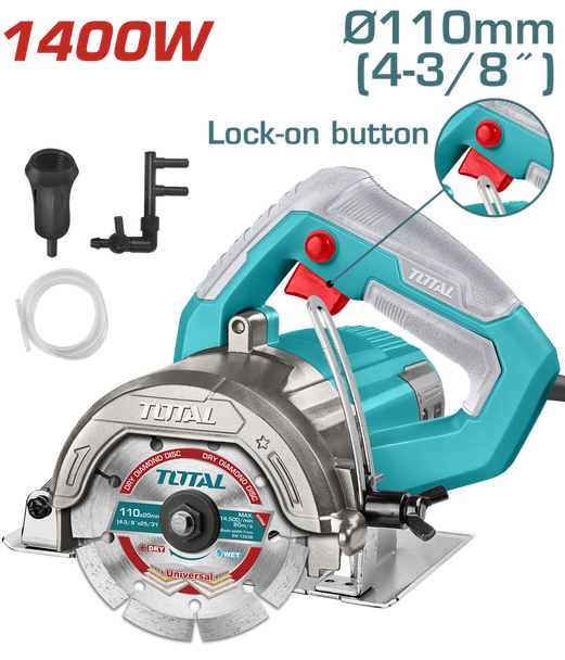 MARBLE CUTTER SAW 4" TOTAL UTS3141106 1400W