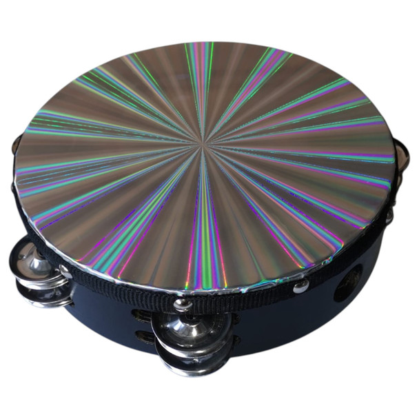 TAMBOURINE ZEBRA ATM-SHI-8 8" LASER SHINNING