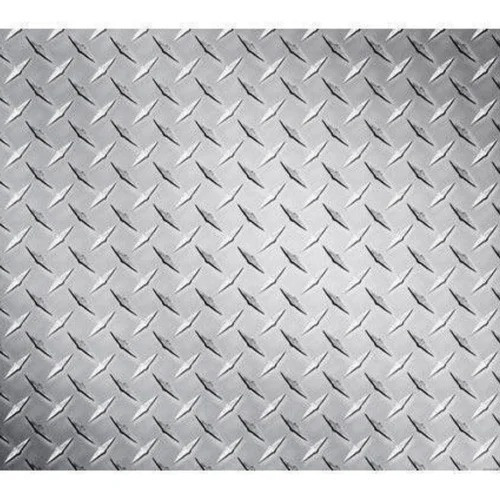 STEEL PLATE MS CHECKERED 1/8" 8FT X 4FT 2440 X 1220 X 3MM