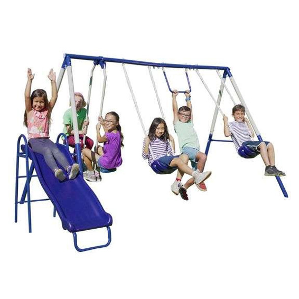 Swing Set Outdoor Sportspower Arcadia Teal / Blue