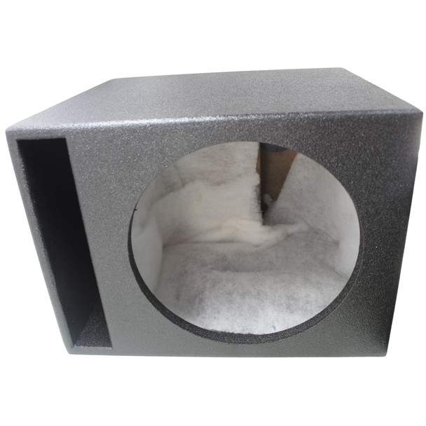 SPEAKER BOX 12" EMPTY BVHD-112BKPU HEAVY DUTY L VENTED ENCLOSURE WITH 1" FACE PIPEMAN'S
