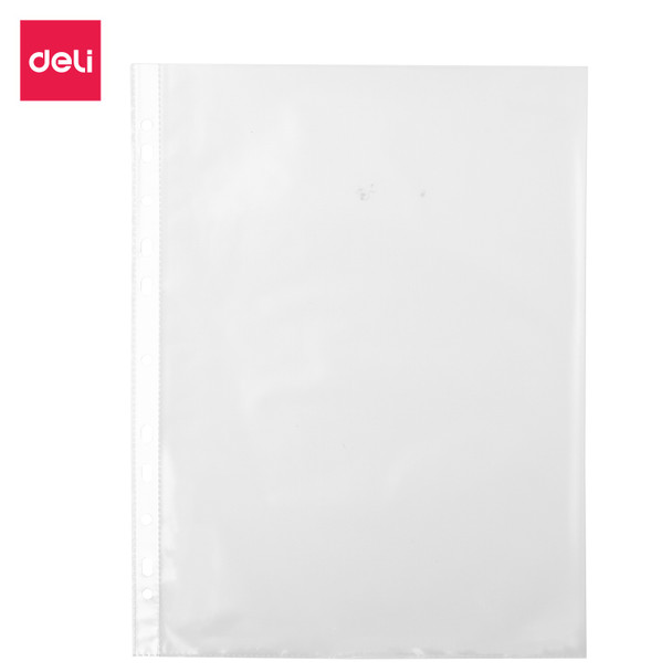 STATIONERY SHEET PROTECTOR DELI 5716 A4 20PC PACK