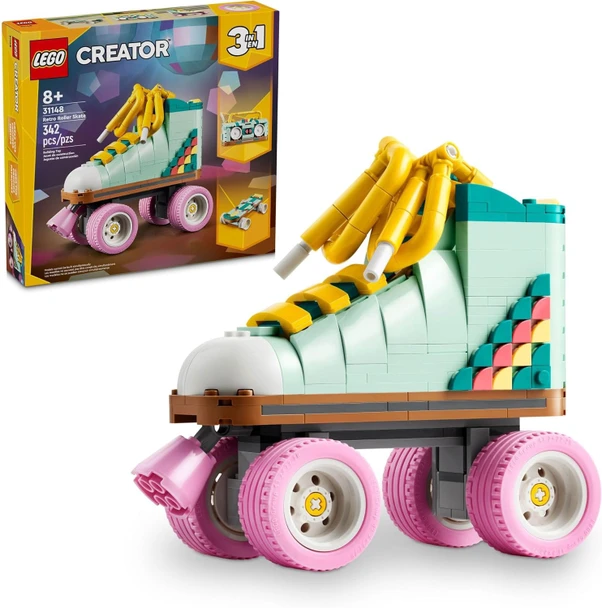 Toy LEGO Creator 3 in 1 Retro Roller Skate Set 342pcs 31148