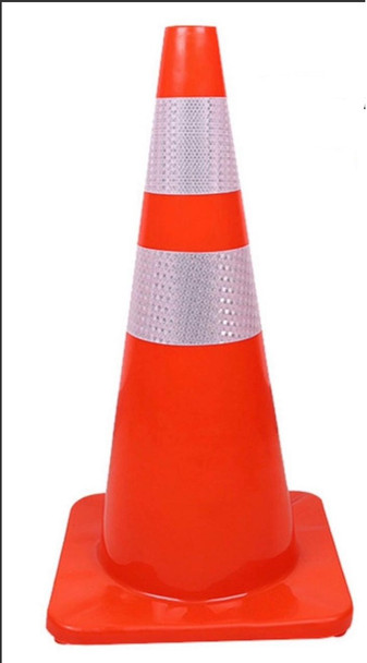 TRAFFIC CONE PVC ORANGE 70CM TC-PVC70R1 1.8KG