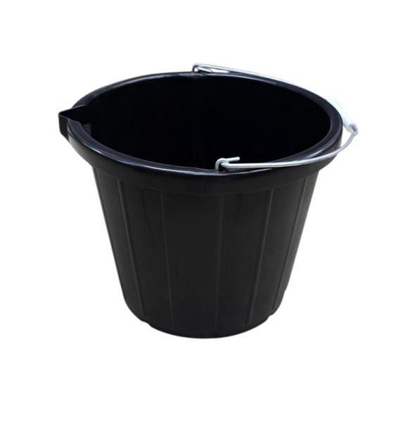 BUCKET PLASTIC CONSTRUCTION OMNI BLACK