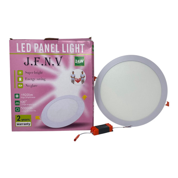LIGHT LED PANEL 24W J.F.N.V ROUND WHITE 3CCT THREE COLOR 85-265V