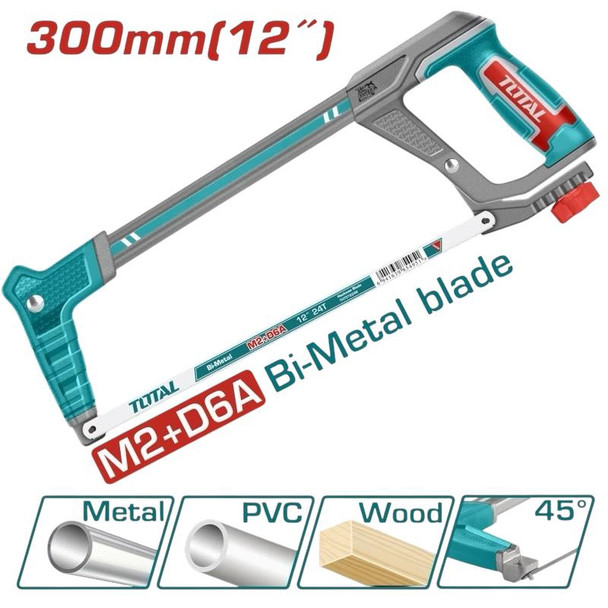 HACK SAW FRAME 300MM TOTAL THT541016 INDUSTRIAL