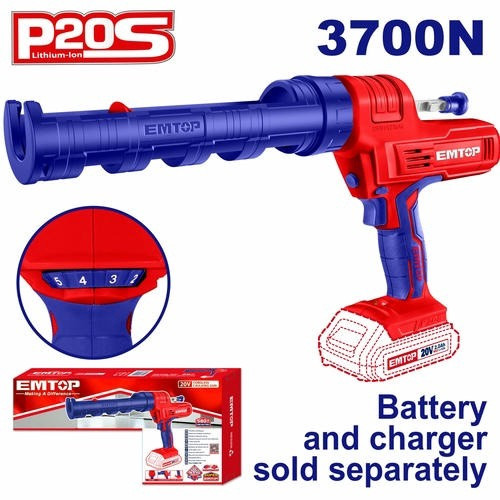 CAULKING GUN EMTOP ELCG2001 20V LITHIUM-ION