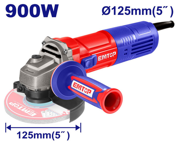 ANGLE GRINDER EMTOP 5" ULAGR09051 900W