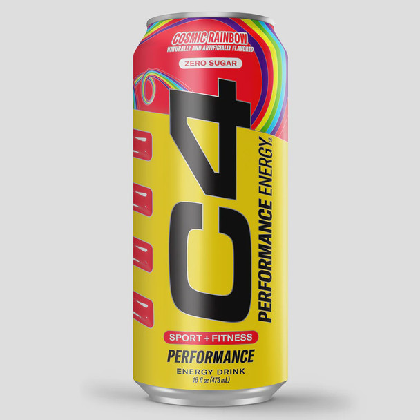 C4 PERFORMANCE ENERGY DRINK COSMIC RAINBOW 18 FL OZ 473ML