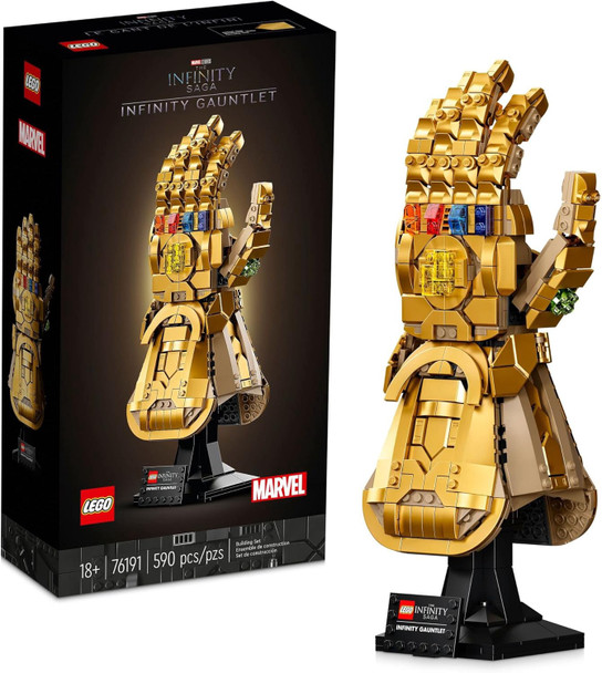 Toy LEGO Marvel Infinity Gauntlet Set Collectible 76191 590pcs