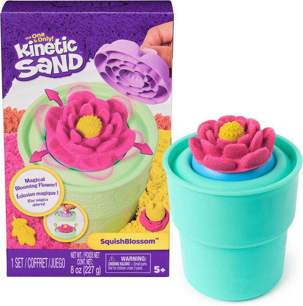 Toy Kinetic Sand Squish Blossom Blooming Flower