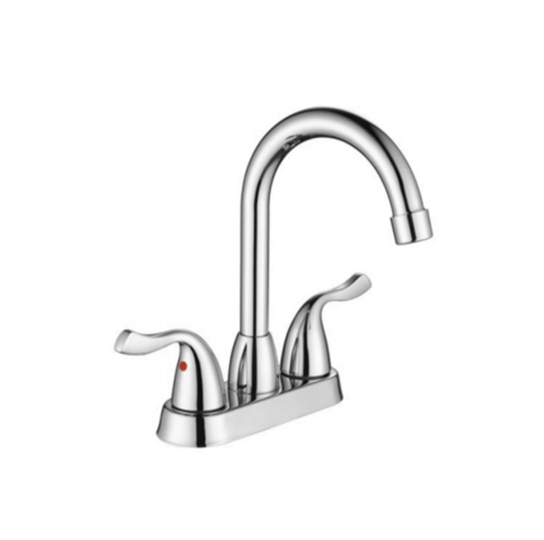FAUCET BATHROOM KIOTTO DOUBLE HANDLE CHROME HNF-BF02011CP