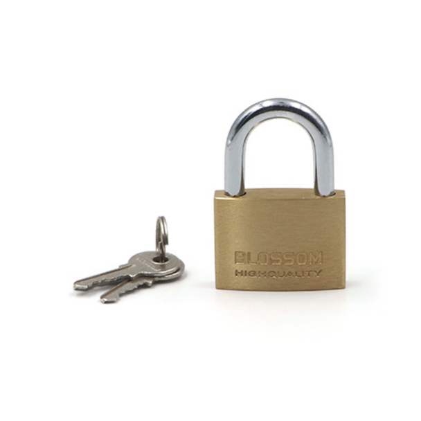 PADLOCK BLOSSOM 40MM BRASS HEAVY GWP-BC-0440 PADLOCK BLOSSOM 40MM BRASS HEAVY GWP-BC-0440