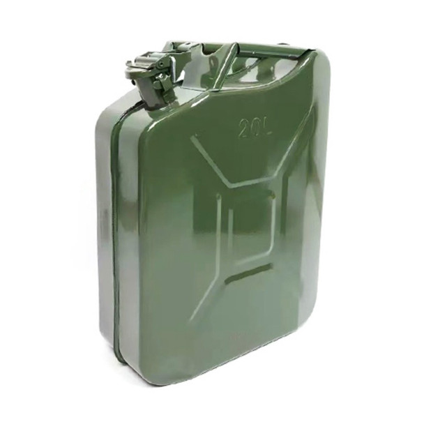 JAR GASOLINE GREEN METAL CRAFTEK 5 GAL 20L JERRY CAN FUEL GLJ-YGL20