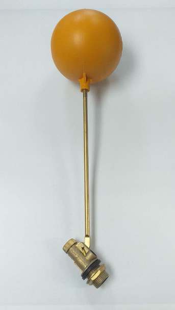 FLOAT VALVE 3/4" BRASS  WITH 5" ORANGE BALLL