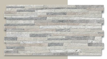 TILE CERAMIC 13X26 (33X66CM) CARAIVA CINZA HD