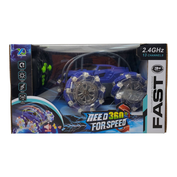 TOY CAR RACING NEED FOR SPEED 360 DEGREE REMOTE CONTROL 2025-091
