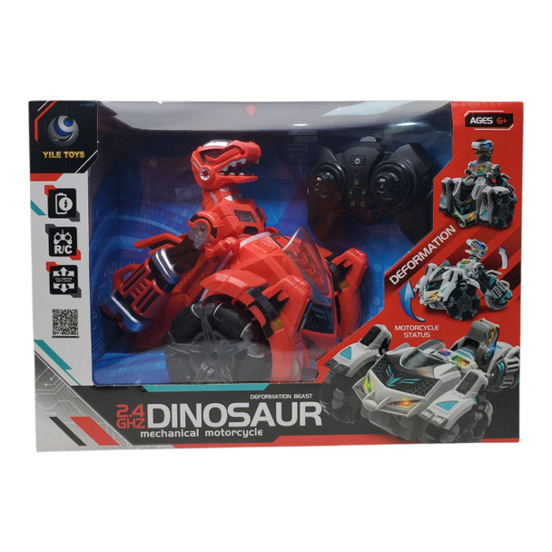 TOY DINOSAUR MECHANICAL MOTORCYCLE REMOTE CONTROL 2025-124