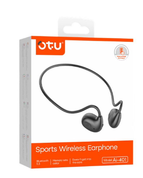 HEADPHONES WIRELESS EARPHONE OTU AI-401 SPORTS