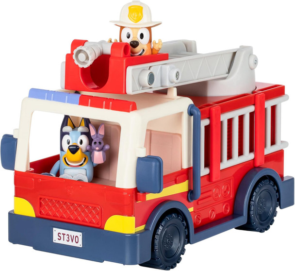 Toy Bluey Firetruck w/ Firefighter Figures Toy Bluey Firetruck w/ Firefighter Figures