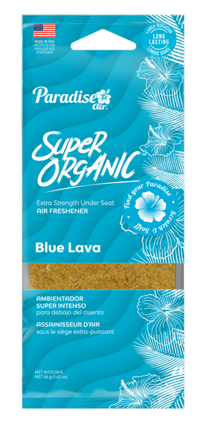 CAR AIR FRESHENER PARADISE AIR SUPER ORGANIC BLUE LAVA SO-035