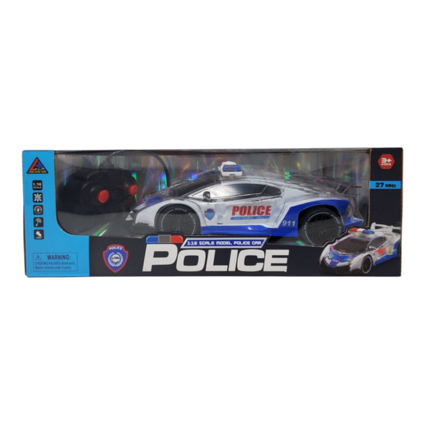 TOY POLICE REMOTE CONTROL CAR R/C