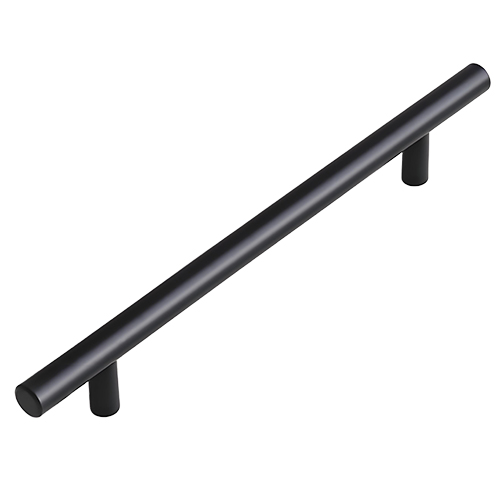 HANDLE T BAR PULL 9.75" BLACK LIGHT DOR739350 (160MM 6.3")