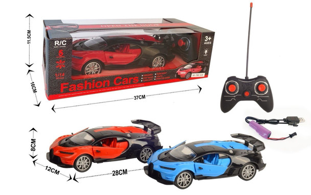 TOY CAR FASHION  R/C REMOTE CONTROL WITH LIGHTS 788-51B