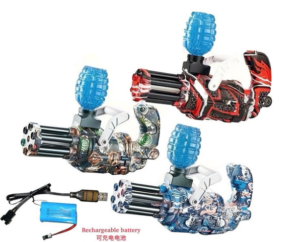 TOY GUN GEL BALLS BLASTER PELLET RECHARGEABLE BATTERY A209364