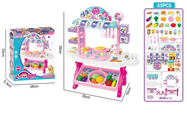 TOY KITCHEN MINI PLAYSET LITTLE PONY 926-22PN