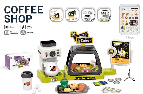 TOY COFFEE SHOP PLAYSET I1852574
