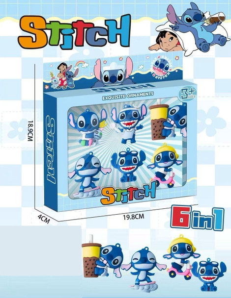 TOY STITCH 9961 FIGURINES 6PCS SET 9961