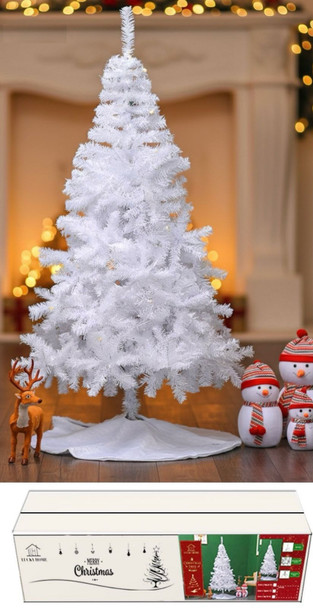 CHRISTMAS DECORATIONS TREE SDS-2218-Y43 5FT 150CM WHITE