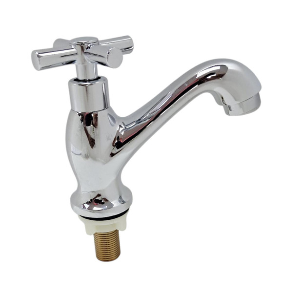 PILLAR TAP 1/2" CHROME HEAVY DUTY X HEAD