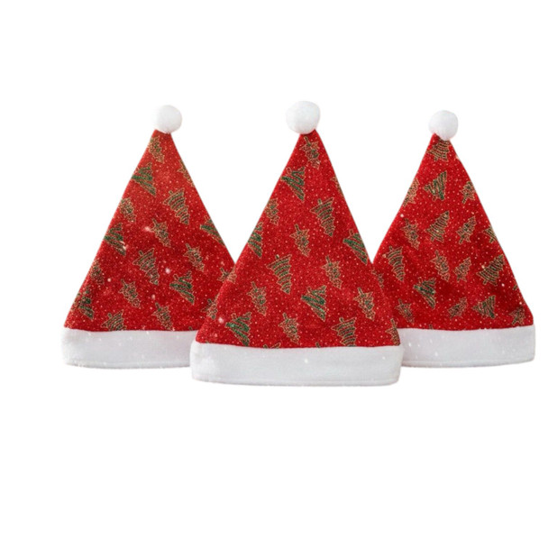 CHRISTMAS DECORATIONS HAT SDM-6225-Y53 36 X 27CM SOLD EACH