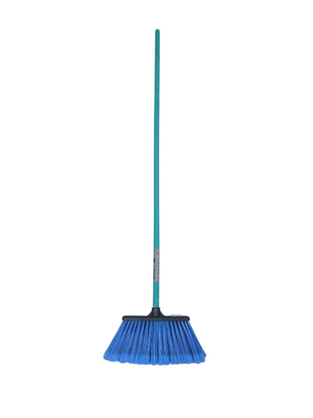 BROOM W/STICK HUDE ESCOBA SOFT BRISTLE
