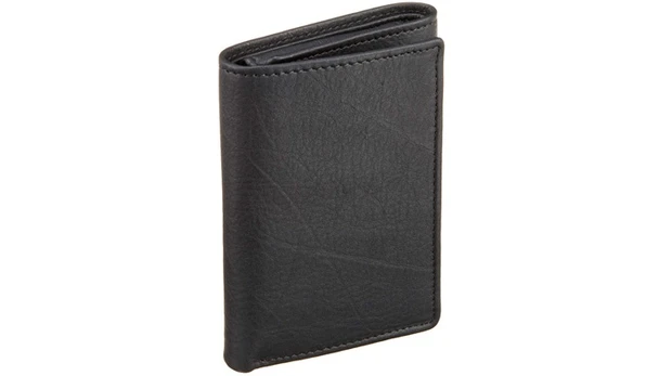 Wallet Men Perry Ellis Tri fold Black in Gift Box
