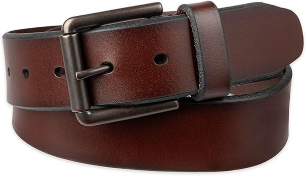 Men Belt Dockers Leather Brown