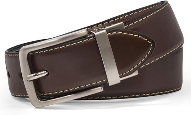 Men Belt Steve Madden Reversible Cognac/Black
