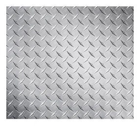STEEL PLATE MS CHECKERED 1/4" 8FT X 4FT 2440 X 1220 X 6MM