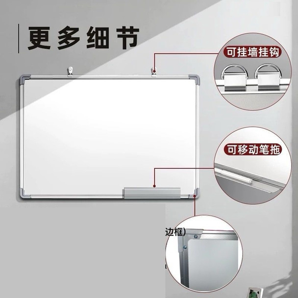 STATIONERY WHITEBOARD METAL 60X90 BB-5304-Y51 DRY ERASE DOUBLE SIDED