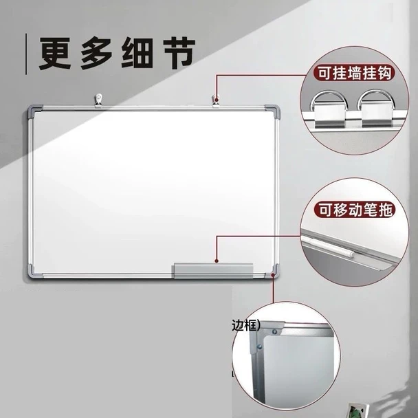 STATIONERY WHITEBOARD METAL 60X90 BB-5304-Y51 DRY ERASE DOUBLE SIDED