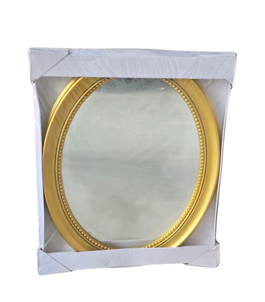 MIRROR WALL DECORATIVE GOLD OVAL GP-2580