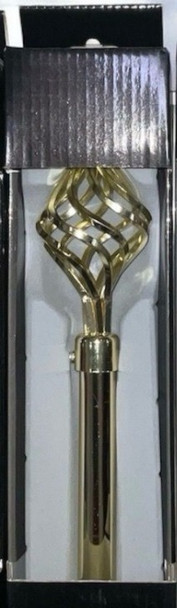 CURTAIN ROD LUCKY HOME 3/4" 66"-120" GOLD CLG-6629-Y54