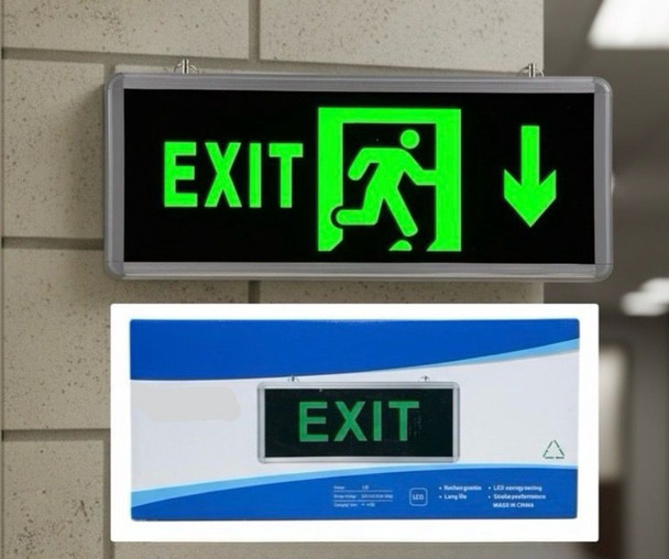 LED EXIT SIGN 2PCS PER BOX MHQ-5330/Y52 ZSD-1069