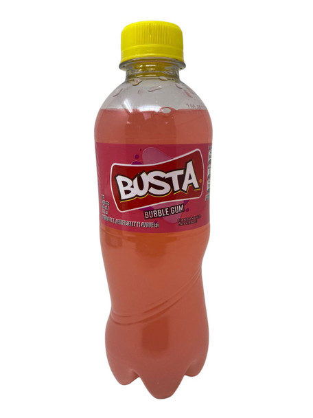 BUSTA BUBBLE GUM FLAVOURED DRINK 355ml 12 fl oz