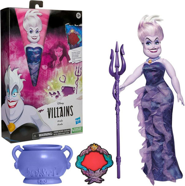 Toy Disney Princess Doll Villains Ursula  with Accessories