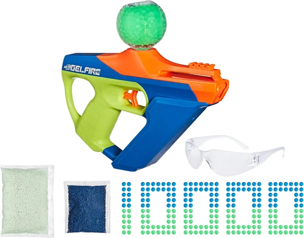Toy Nerf Pro Gelfire Nightfall Uproar Blaster  with 10,000 Rounds Glow in The Dark
