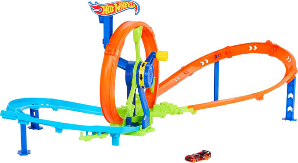 Toy Hot Wheels Car Track Set Launch and Loop